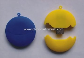 Silicone Round shape USB Flash Disk