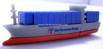 Soft pvc boat USB flash drive