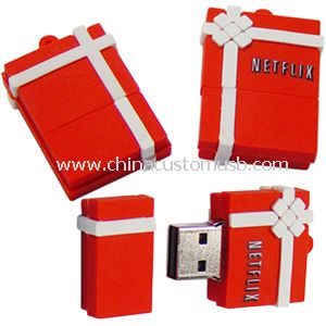 Silicone gift box shape USB Disk
