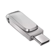 Low-Profile Dual-Head Metal USB Flash Drive